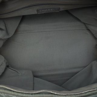 Chanel Paris Byzance Nylon Tweed On Stitch Bowler Bag