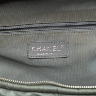 Chanel Paris Byzance Nylon Tweed On Stitch Bowler Bag