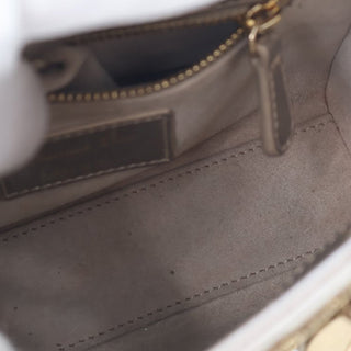Dior ladyMini Beaded Metallic Lambskin Cannage