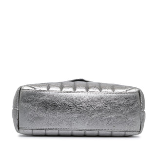 Ysl Small Metallic Calfskin Monogram Loulou Chain Shoulder Bag