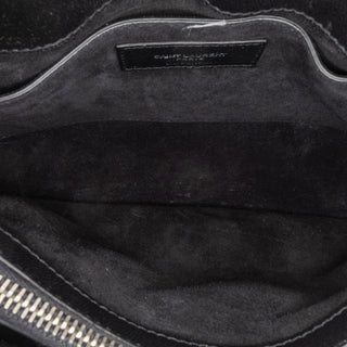 Ysl Small Metallic Calfskin Monogram Loulou Chain Shoulder Bag