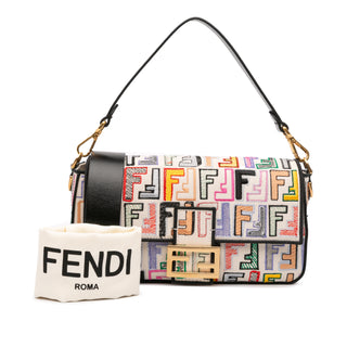 Fendi limited edition  Canvas Baguette Satchel