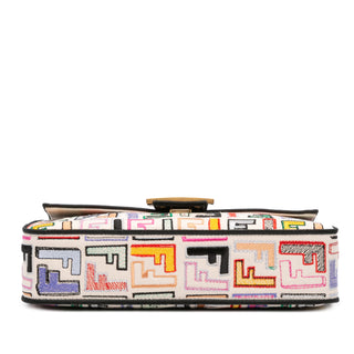 Fendi limited edition  Canvas Baguette Satchel
