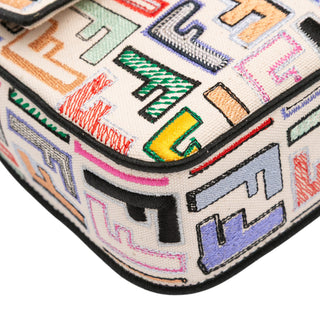 Fendi limited edition  Canvas Baguette Satchel
