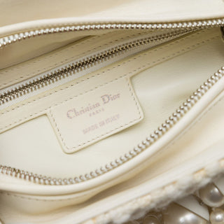 Dior Medium Tweed Pearl Lady Dior