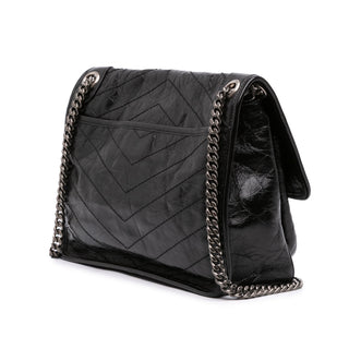 Saint Laurent Medium Crinkled Calfskin Niki