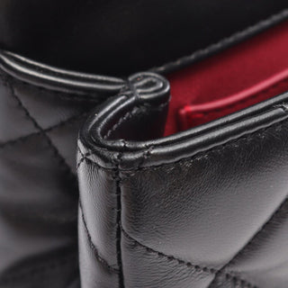 Chanel Small Quilted Lambskin Metal Edge CC Flap