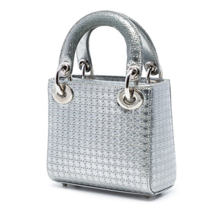 Dior Micro Metallic Patent Microcannage Lady Dior