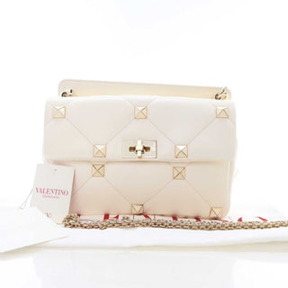 Valentino Large Nappa Roman Stud Satchel