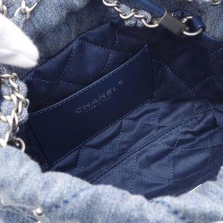 Chanel Mini Denim Studded 22 Handbag