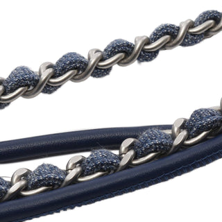 Chanel Mini Denim Studded 22 Handbag