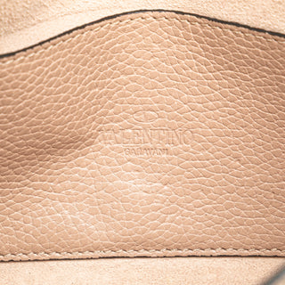 Valentino Medium Pebbled Calfskin Rockstud Flip Lock Crossbody