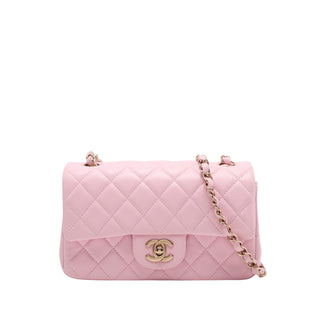 Chanel Mini Rectangular Classic Lambskin Single Flap