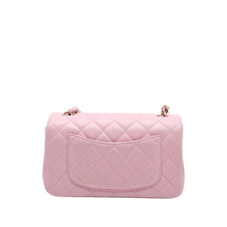 Chanel Mini Rectangular Classic Lambskin Single Flap