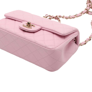 Chanel Mini Rectangular Classic Lambskin Single Flap