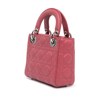 Dior Mini Lambskin Cannage Lady Dior