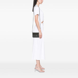 Chanel CC Quilted Patent Wallet On Chain