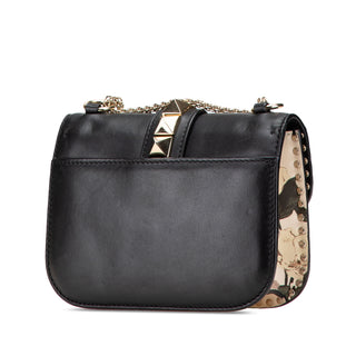 Valentino Small Kimono Print Glam Lock Shoulder Bag