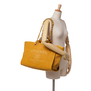 Chanel Medium Lurex Boucle Deauville Satchel