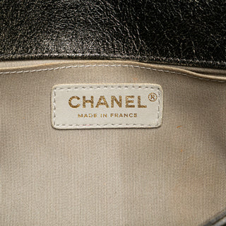 Chanel Old Medium Cracked Metallic Calfskin Boy Flap
