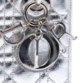 Dior Small Metallic Lambskin Cannage My ABCDior Lady Dior