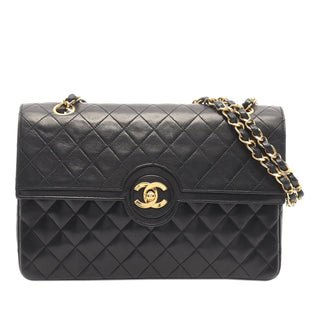 Chanel CC Quilted Lambskin Single Flap