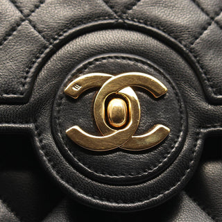 Chanel CC Quilted Lambskin Single Flap