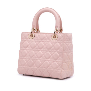 Dior Lady Medium Lambskin Cannage
