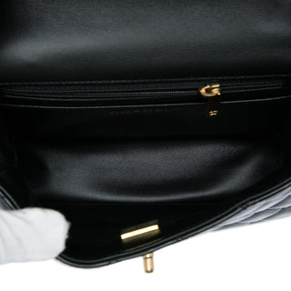 Chanel Mini Square Classic Patent Enamel Coco Hearts Single Flap