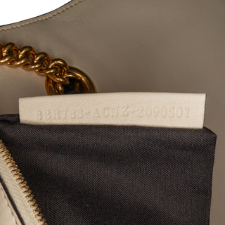 Fendi Bicolor Leather Chain Midi Baguette