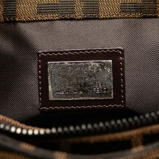 Fendi Zucca Canvas Shoulder Bag