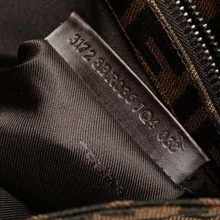 Fendi Zucca Canvas Shoulder Bag