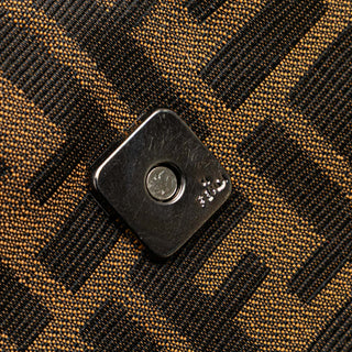 Fendi Zucca Canvas Shoulder Bag