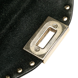 Valentino Small Pebbled Calfskin Rockstud Single Handle Flap
