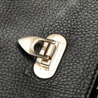 Valentino Small Pebbled Calfskin Rockstud Single Handle Flap