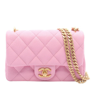 Chanel Mini Quilted Caviar Sweetheart Flap