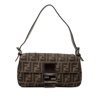 Fendi Zucca Canvas Baguette