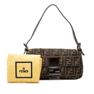 Fendi Zucca Canvas Baguette