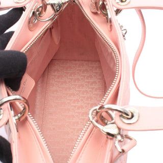 Dior Medium Lambskin Cannage Lady Dior