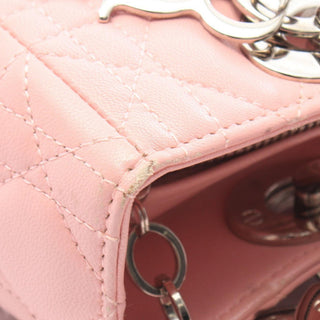 Dior Medium Lambskin Cannage Lady Dior