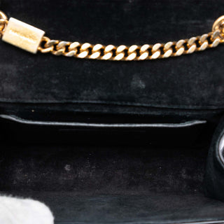 Saint Laurent Small Quilted Patent Monogram Kate Tassel Crossbody