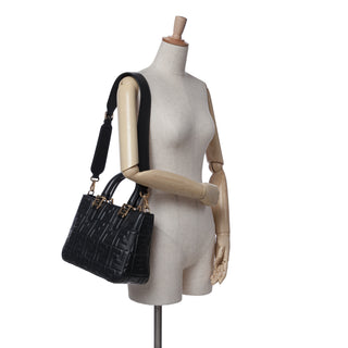 Fendi Small Zucca Embossed Nappa FF 1974