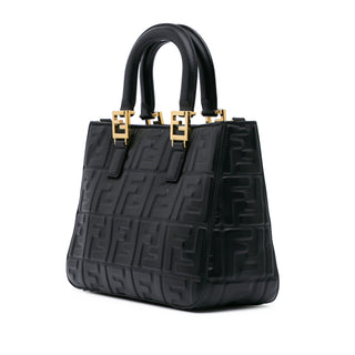 Fendi Small Zucca Embossed Nappa FF 1974