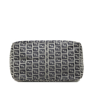 Fendi Zucchino Canvas Double Flap Mamma