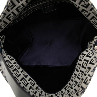 Fendi Zucchino Canvas Double Flap Mamma