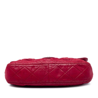 Chanel Large Quilted Iridescent Calfskin Coco Pleats Flap