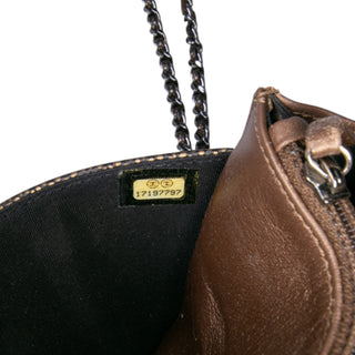 Chanel CC Metallic Caviar Wallet On Chain
