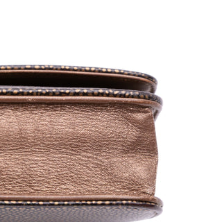 Chanel CC Metallic Caviar Wallet On Chain