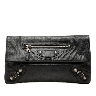 Balenciaga Lambskin Motocross Giant 12 Envelope Clutch