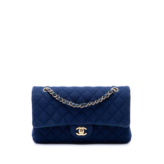 Chanel Medium Classic Jersey Double Flap